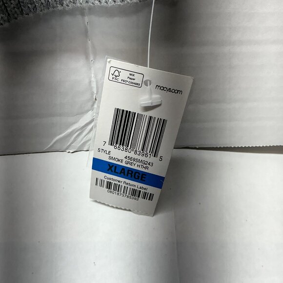 XL KAREN SCOTT CABLE SWEATER GRAY NWT - Picture 10 of 10